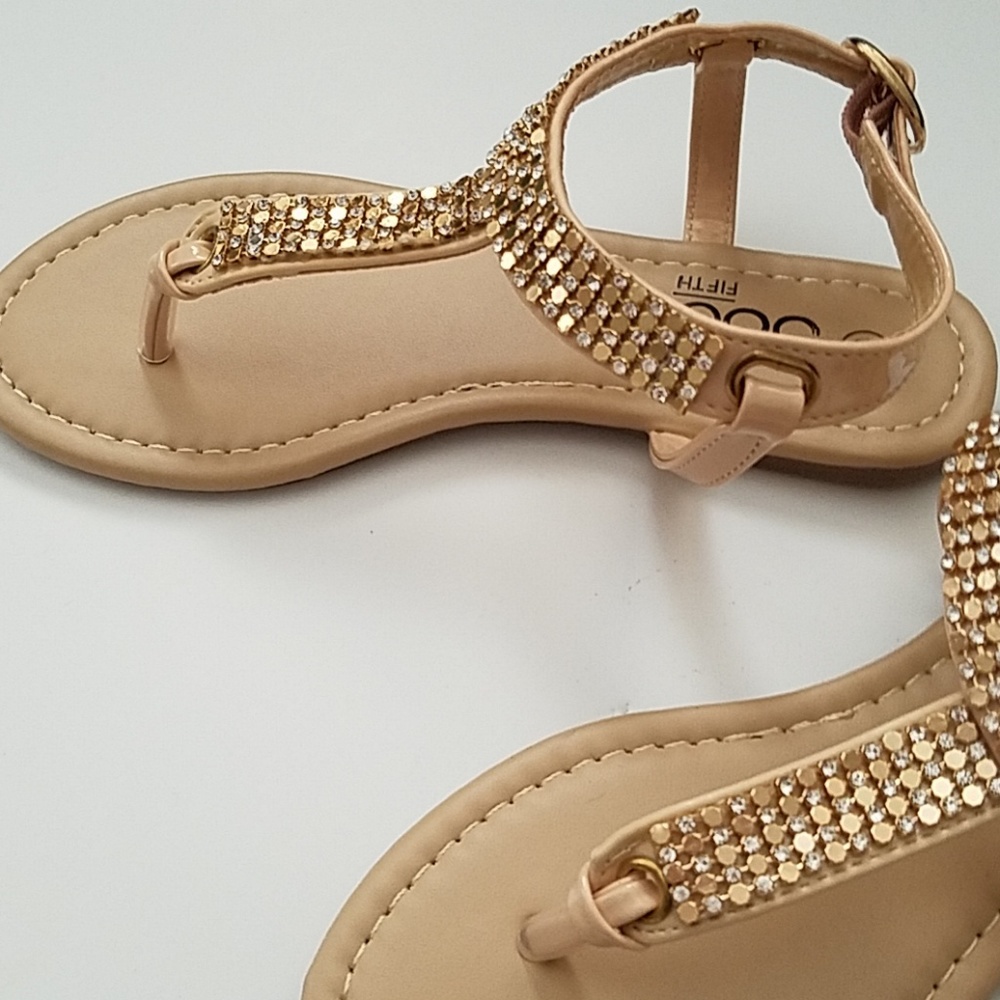 385 Fifth Tan Girls Sandal - Picture 3 of 4